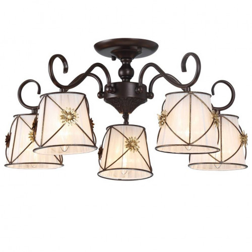 потолочная люстра arte lamp 72 a5495pl-5br в Махачкале
