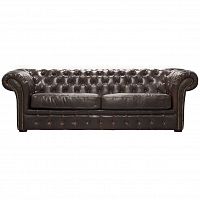 диван gd-pjs06603-pj530 трехместный прямой коричневый в Махачкале