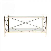стол кофейный cross bar прозрачный в Махачкале