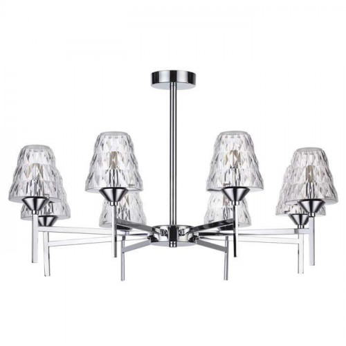 потолочная светодиодная люстра lumion gerana 3598/48cl хром в Махачкале