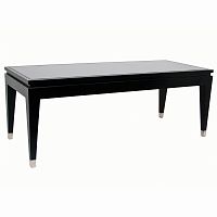 столик журнальный black glass top чёрный в Махачкале