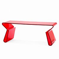 стол кофейный acrylic красный красный в Махачкале