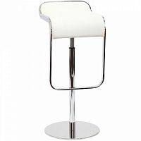 барный стул lem style piston stool белая кожа в Махачкале