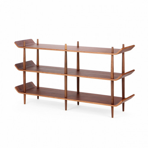 стеллаж bentwood двойной темно-коричневый в Махачкале