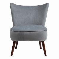 кресло vermont chair серо-синий велюр р в Махачкале
