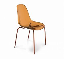 стул dsr прозрачный кофейный s30 (eames style) в Махачкале