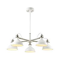 подвесная люстра odeon light lurdi 3331/5 белая в Махачкале