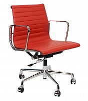 кресло eames style красная кожа в Махачкале