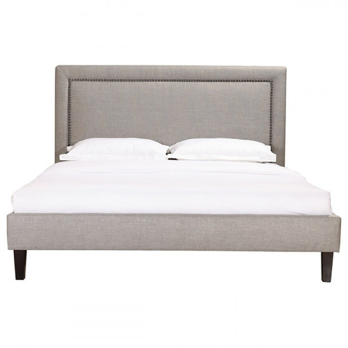 кровать двуспальная 180х200 серая laval upholstered в Махачкале