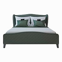 кровать двуспальная 160х200 серая azhur в Махачкале