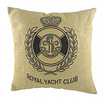 подушка с гербом королевского royal yacht club в Махачкале