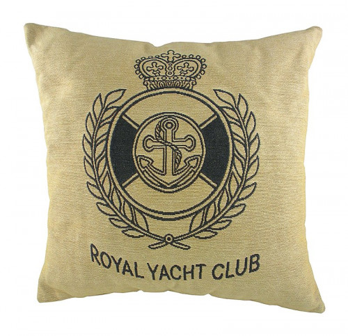 подушка с гербом королевского royal yacht club в Махачкале