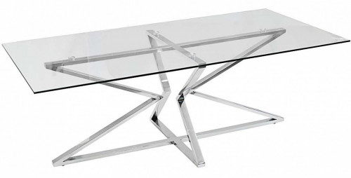 стол журнальный cubic silver хром в Махачкале