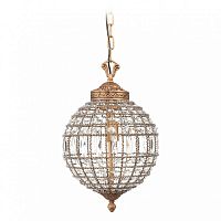 подвесная люстра хрустальный шар casbah crystal chandelier золото в Махачкале