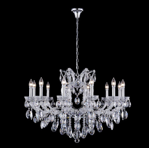 подвесная люстра crystal lux hollywood sp12 chrome в Махачкале