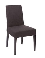 стул aylso dining chair кожа тёмно-коричневая в Махачкале