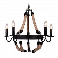 подвесная люстра arte lamp marsiglia a8956lm-5bk в Махачкале