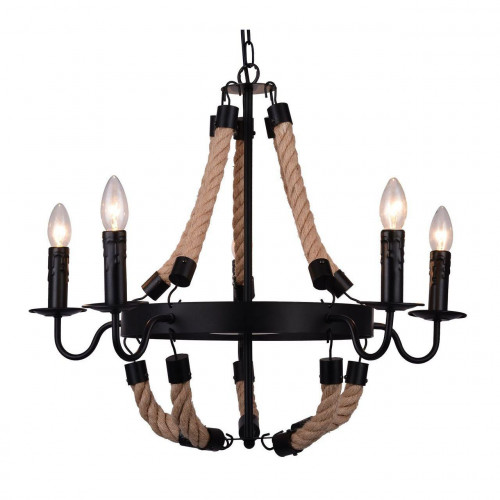 подвесная люстра arte lamp marsiglia a8956lm-5bk в Махачкале