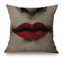 подушка с портретом лины пьеро форназетти red lips в Махачкале