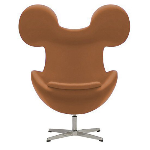 кресло egg mickey бежевое в Махачкале