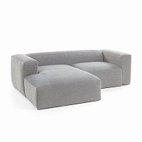 диван блок sofa двухместный левый угол серый от la forma (ex julia grup) в Махачкале