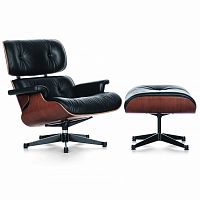 кресло lounge chair черное в Махачкале