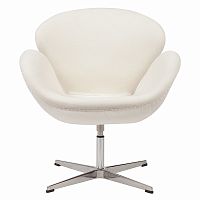 кресло swan chair кремовое в Махачкале