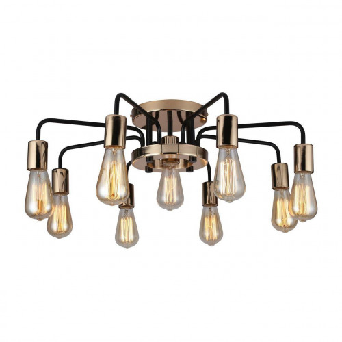 потолочная люстра arte lamp a6001pl-9bk в Махачкале