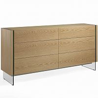 комод широкий cp1712-c-oak от angel cerda орех в Махачкале