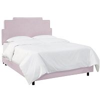 кровать двуспальная 160х200 розовая paxton lilac linen в Махачкале