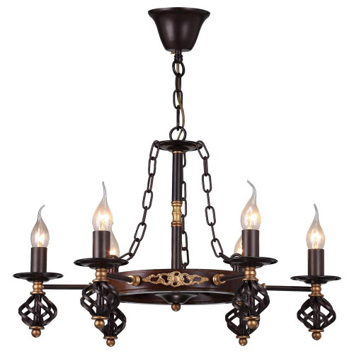 подвесная люстра arte lamp cartwheel a4550lm-6ck в Махачкале