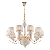 подвесная люстра crystal lux adagio sp10 белая в Махачкале