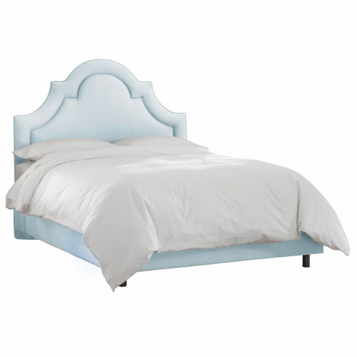 кровать двуспальная 180х200 голубая kennedy french blue в Махачкале