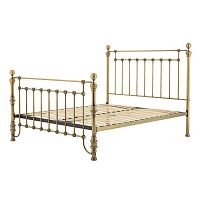 кованая двуспальная кровать 180х200 золотая blaine в Махачкале