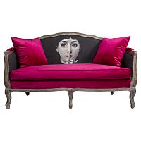 диван «секрет руж» fornasetti прямой красный с черным в Махачкале