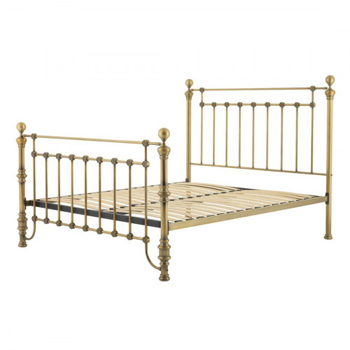 кованая двуспальная кровать 180х200 золотая blaine в Махачкале