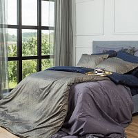 комплект постельного белья decoflux сатин 1.5 спальный twist dark в Махачкале