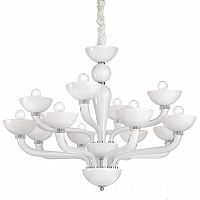 люстра дизайнерская ideal lux casanova белая, хром в Махачкале