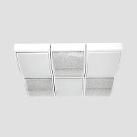потолочный светодиодный светильник ambrella light orbital crystal sand fs1510 wh/sd 144w d540*540 в Махачкале