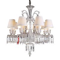 люстра baccarat 8 от delight collection белая/прозрачная/ хром в Махачкале