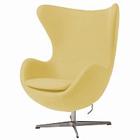 кресло egg chair желтое в Махачкале