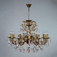 подвесная люстра ambiente alicante 8888/12 pb tear drop бронза в Махачкале