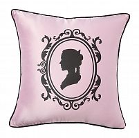 подушка с изображением женского силуэта ladies' profile pink в Махачкале