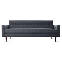 диван bantam sofa большой прямой пепельно-серый в Махачкале
