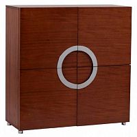 комод lotus walnut коричневый в Махачкале