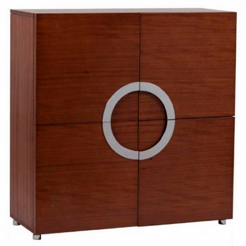 комод lotus walnut коричневый в Махачкале