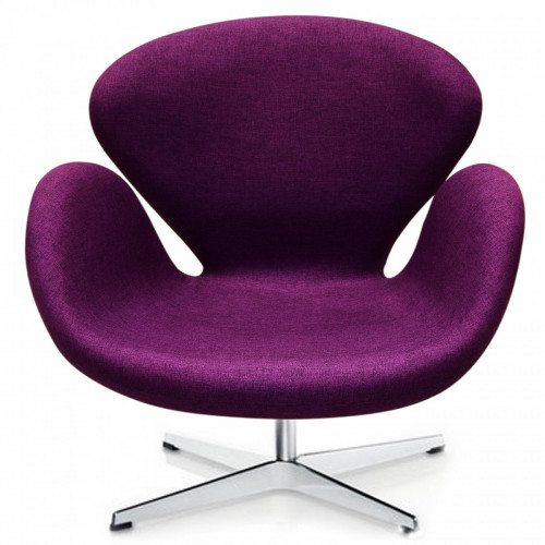 кресло swan chair фиолетовое в Махачкале
