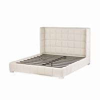 кровать двуспальная с бортиками 180x200 бежевая oakley bed в Махачкале