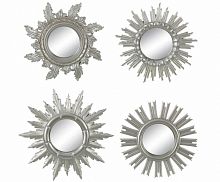 комплект зеркал-солнце в серебряных рамах silver sunny, 4 штуки в Махачкале