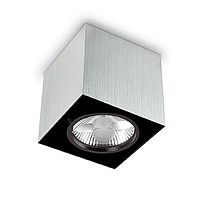 потолочный светильник ideal lux mood pl1 small square alluminio в Махачкале